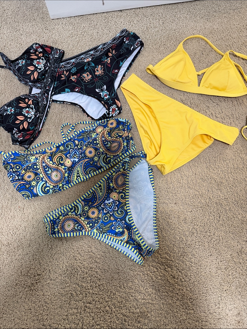 Lot of 3 bikinis - barely worn or never worn!